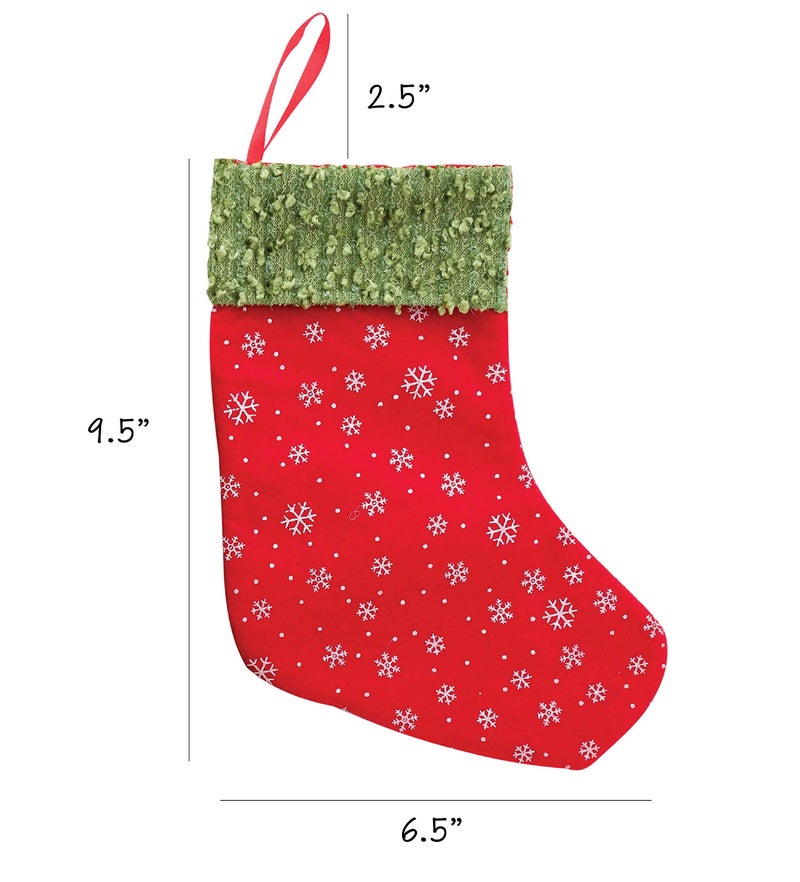 Partay Shenanigans Christmas Stockings - 24 Pack 9" Mini Christmas Favor Treat Bag Stockings in Red and Green Bags and for Gift Exchange Party Favor - Image 3